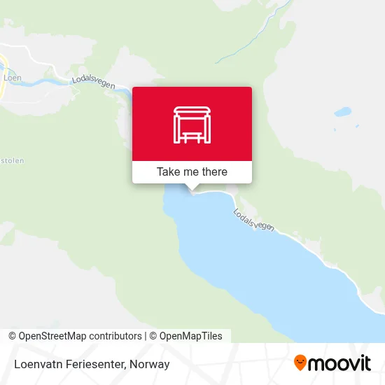 Loenvatn Feriesenter map