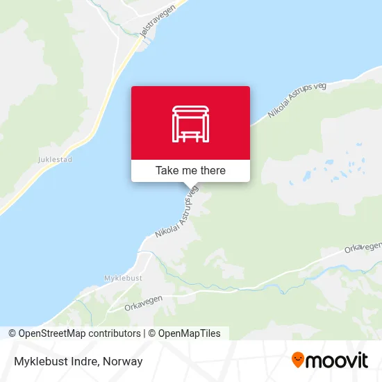 Myklebust Indre map