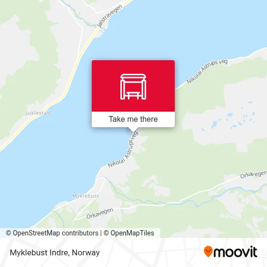Myklebust Indre map
