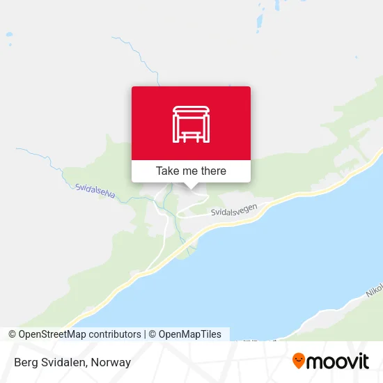 Berg Svidalen map