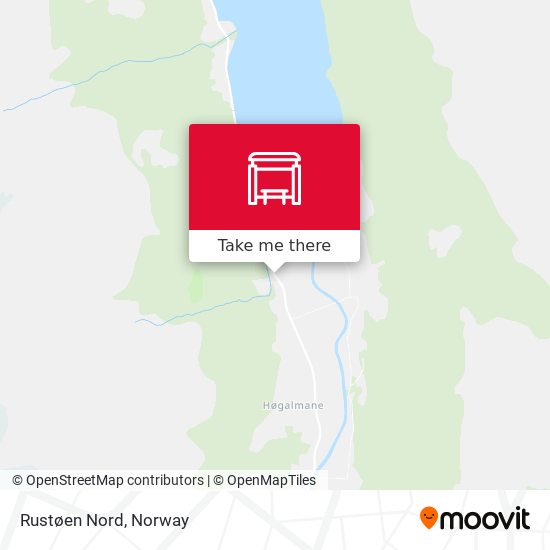 Rustøen Nord map