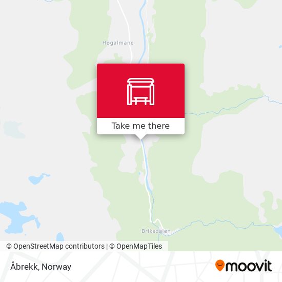 Åbrekk map