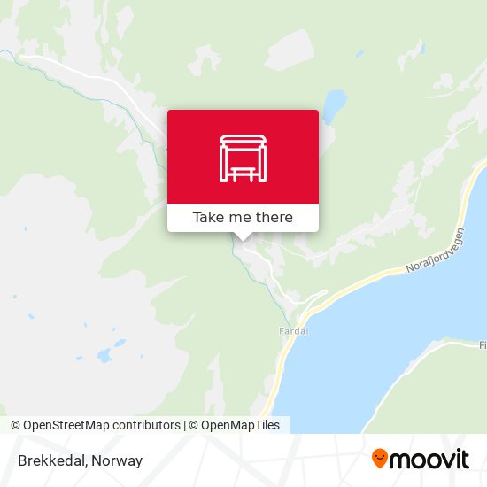 Brekkedal map