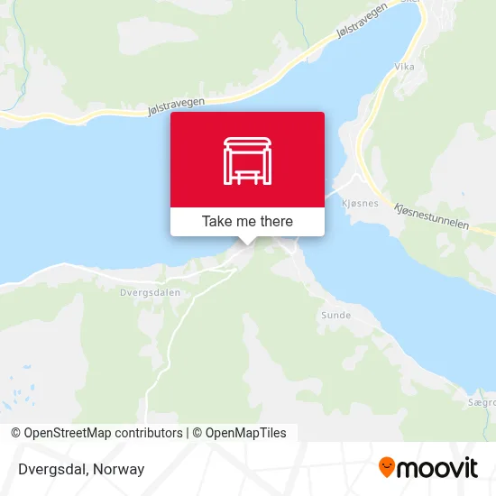 Dvergsdal map