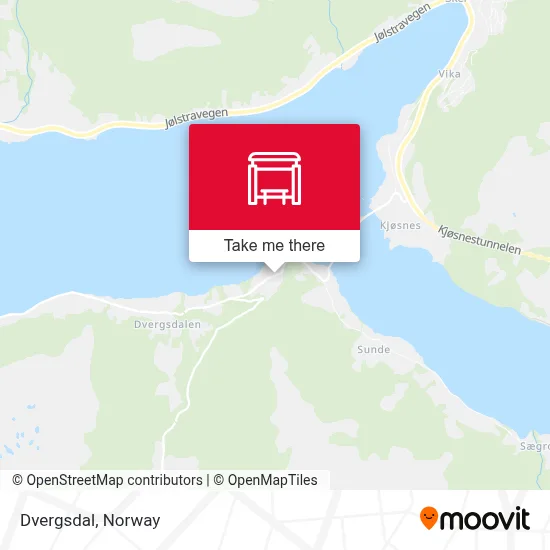 Dvergsdal map