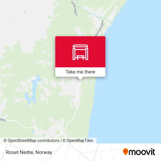 Roset Nedre map