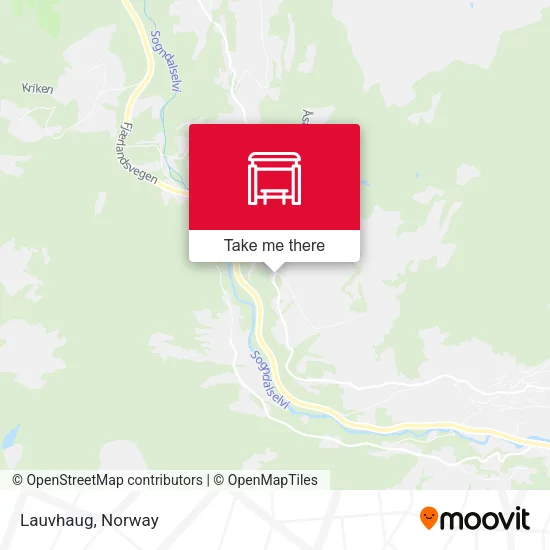 Lauvhaug map