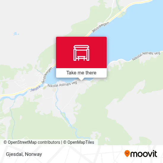 Gjesdal map
