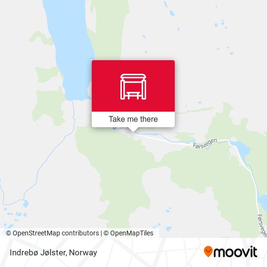 Indrebø Jølster map