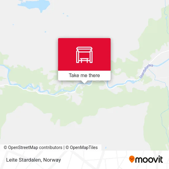 Leite Stardalen map