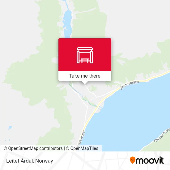 Leitet Årdal map