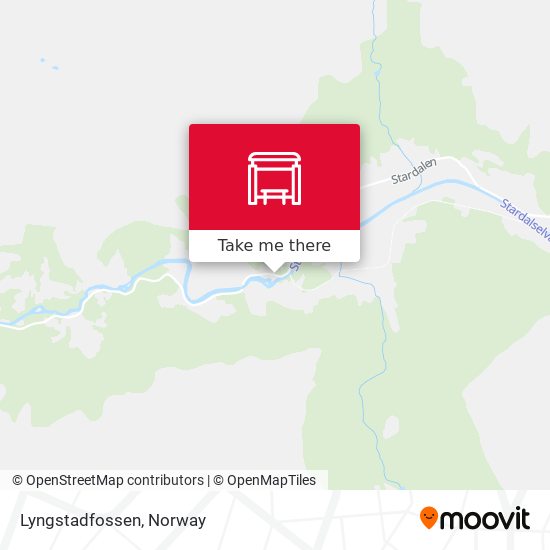 Lyngstadfossen map