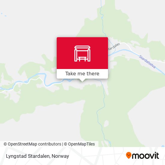 Lyngstad Stardalen map