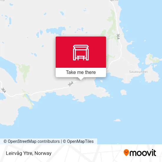 Leirvåg Ytre map