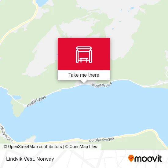 Lindvik Vest map