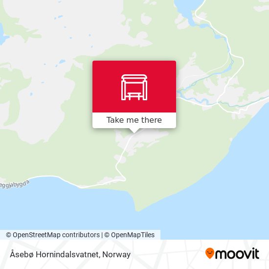 Åsebø Hornindalsvatnet map