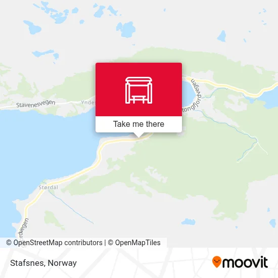 Stafsnes map