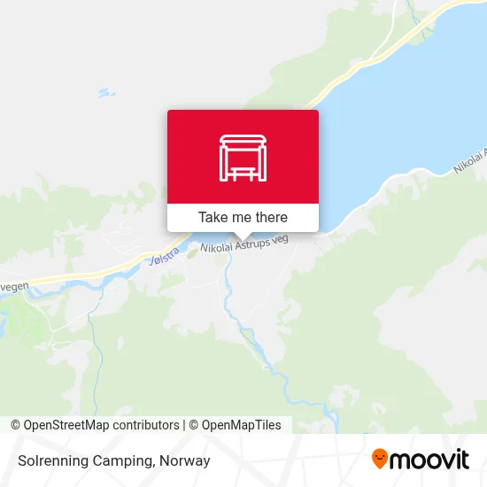 Solrenning Camping map