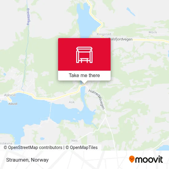 Straumen map