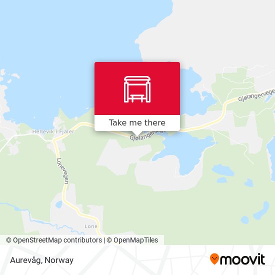 Aurevåg map