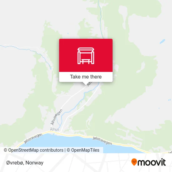 Øvrebø map