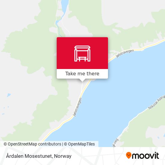 Årdalen Mosestunet map