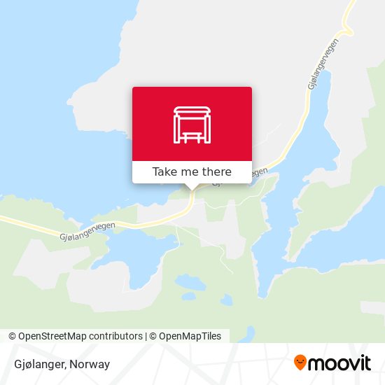 Gjølanger map