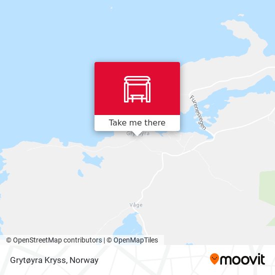 Grytøyra Kryss map