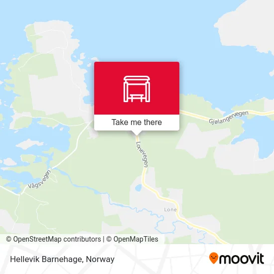 Hellevik Barnehage map