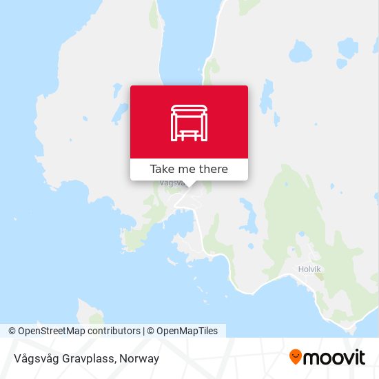 Vågsvåg Gravplass map