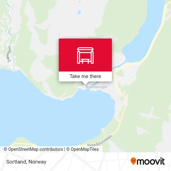 Sortland map