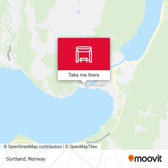 Sortland map