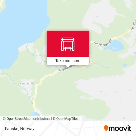 Fauske map