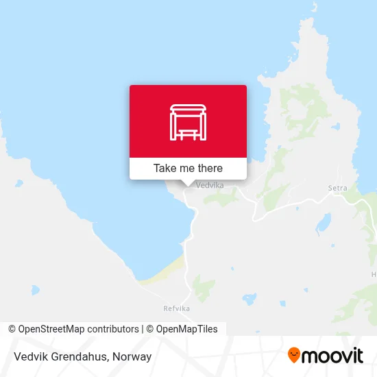 Vedvik Grendahus map