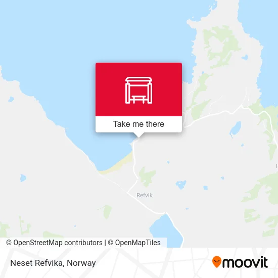 Neset Refvika map