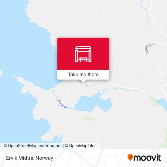Ervik Midtre map