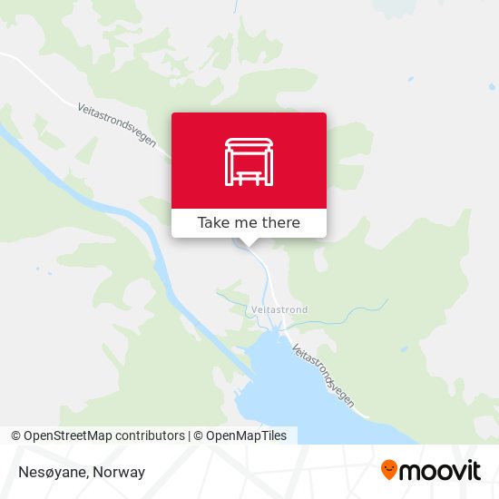 Nesøyane map