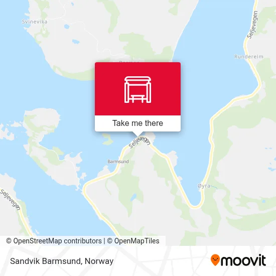 Sandvik Barmsund map