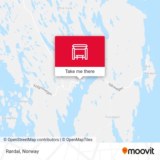 Rørdal map