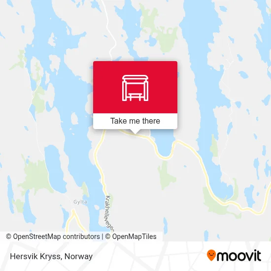 Hersvik Kryss map