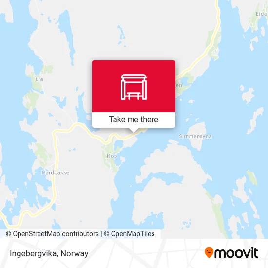 Ingebergvika map