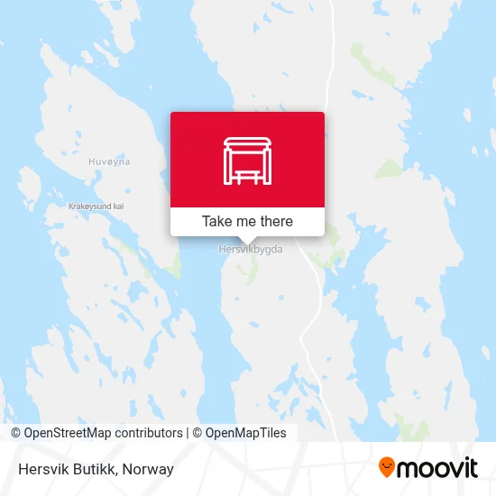 Hersvik Butikk map