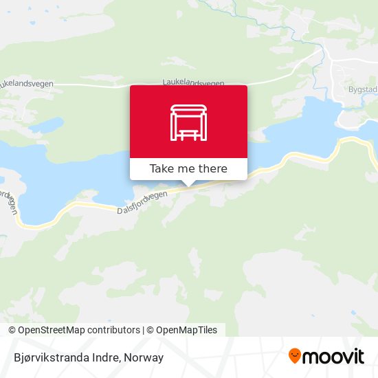 Bjørvikstranda Indre map