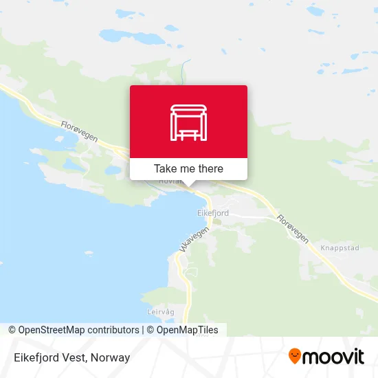 Eikefjord Vest map