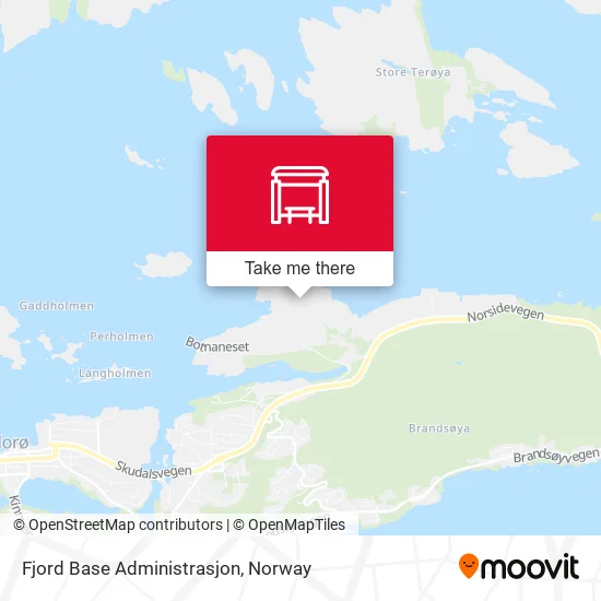 Fjord Base Administrasjon map