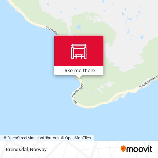 Brendsdal map