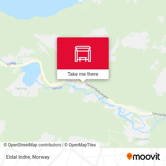 Eldal Indre map