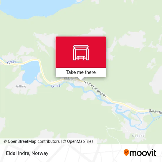 Eldal Indre map