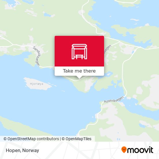 Hopen map