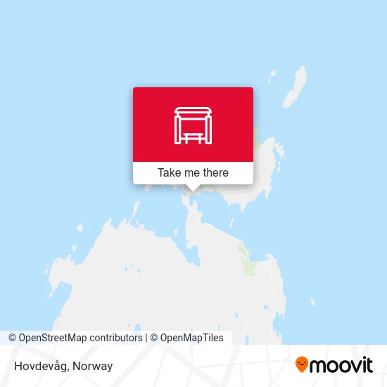Hovdevåg map